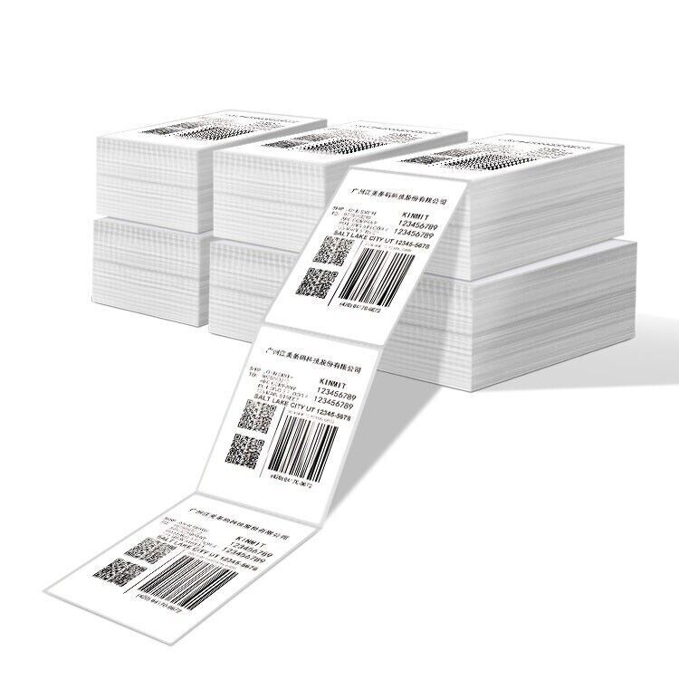 4000pcs Direct Thermal Labels Stickers Roll 4x6 Shipping Zebra ZP450 2844 Amazon